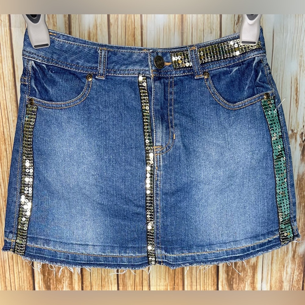 Denim skirt girls 14